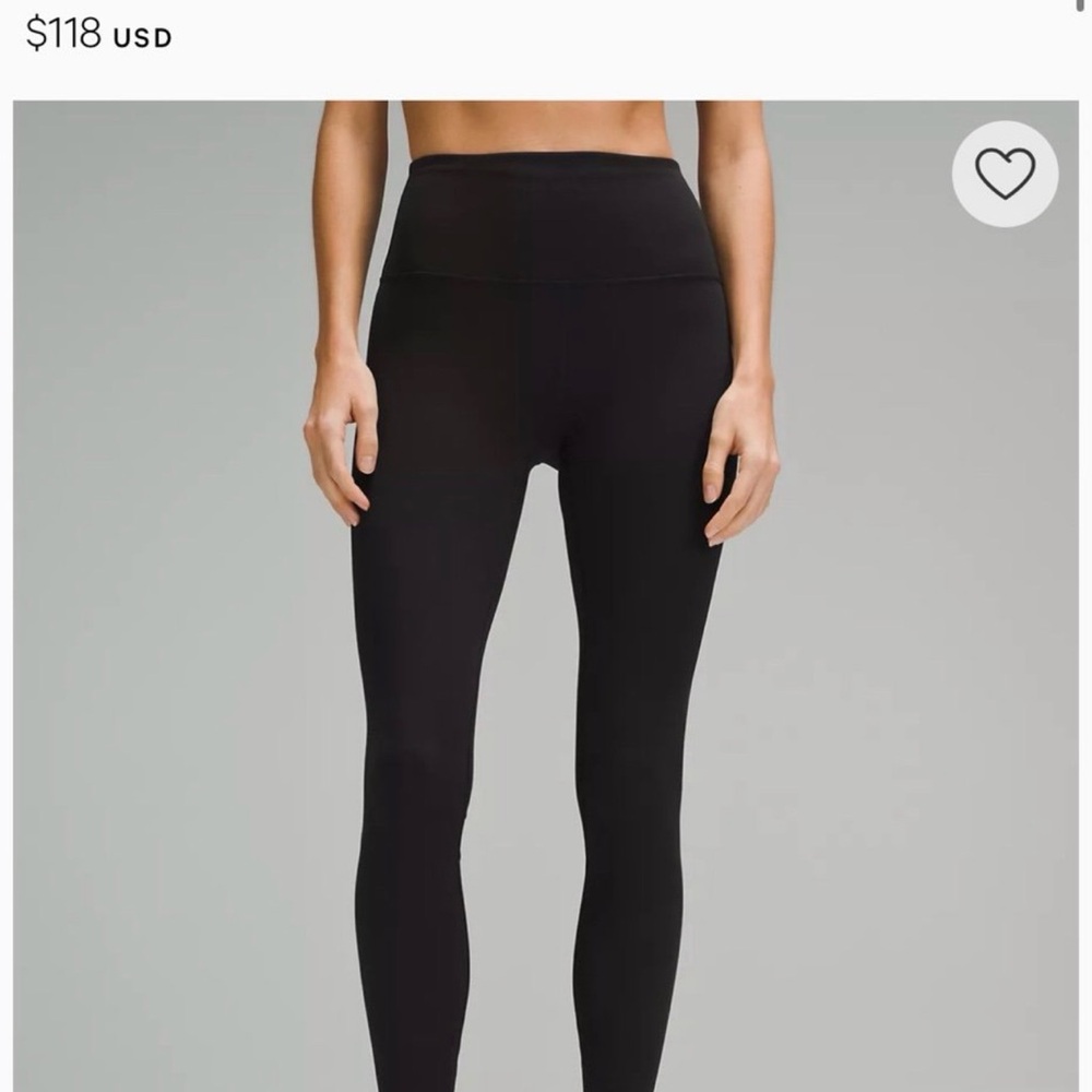 High-Waist Black Leggings